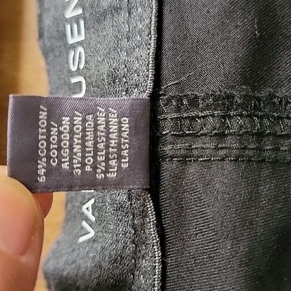 Men's Van Heusen MaxFlex 5 Pocket Pants, Black, Size 38x32, NWT-small defect - Picture 9 of 12